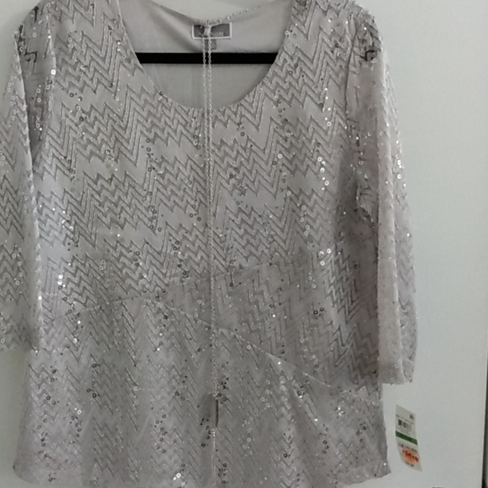 Women JM collection petite/LGE Silver Lurx